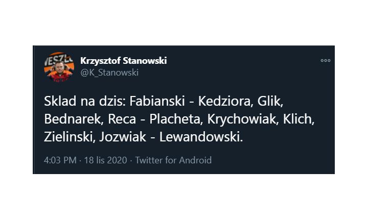 Krzysztof Stanowski PODAŁ SKŁAD reprezentacji Polski na mecz z Holandią!
